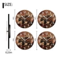 thumbnail image 2 of Non-Ticking Silent Wall Clocks Personalized Analog Round Clock Battery Operated Clocks Decorative for Kitchen,Office-Grizzly Bear Walking Through The Wilderness(16inch), 2 of 4