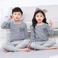 thumbnail image 1 of Pijamas térmicos de algodón para niños y niñas, ropa de dormir de Navidad para invierno, 4, 6, 8, 10, 12 y 14 años, 1 of 4