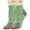 Green, variant on Women's Novelty Animal Socks, Cute Striped Cat Face Crew Socks, Sweet Funny Cotton Hosiery Casual Daily Wear Outfit Accessories Blue One Size
