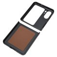 thumbnail image 4 of Funda plegable para teléfono, ABS, protectora, brillante, anticaídas, para Find N2 Flip, color negro, 4 of 12