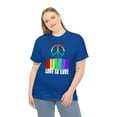 thumbnail image 2 of Human LGBTQ Rainbow Flag Lesbian Gay Pride Ally Womens Plus Size Tops, 2 of 8