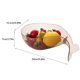 thumbnail image 4 of Escurridor de alimentos Bewildely color transparente, 4 of 6