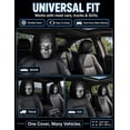 thumbnail image 7 of Ghost Face Headrest Covers, Scary Face Printing Auto Seat Universal Elastic Models Headrest Protector with Glowing-Eye Effects Cover Funny Decoration for Car Interior Vehicle Truck SUV(#I,2PC), 7 of 7