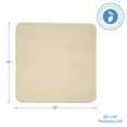 thumbnail image 5 of Square Plaques 18-inch x 18-inch, 1/4 Thick, Pack of 1 Sign Plaque Blank, Rounded Edges, Large Wooden Signs for Crafts, by Woodpeckers, 5 of 7