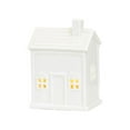 thumbnail image 1 of White Ceramic LED House | Christmas Village Light Up Festive New House T2E5, 1 of 8