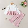 thumbnail image 4 of Sngxgn Girls 2 Piece Outfits Cute Crop Top Cargo Pants Trendy Clothing Sets(Red,100), 4 of 7