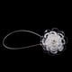 thumbnail image 2 of 2 Piezas Cortina Recogida Hebilla Decorativo de Retención para Dormitorio Retención Tema Flor loto blanco Gloria Gancho de cortina, 2 of 9