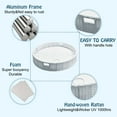 thumbnail image 4 of Glory Patio Large Round Serving Tray for Pool Floats, Sandbars, Spas, Parties, 4 of 7