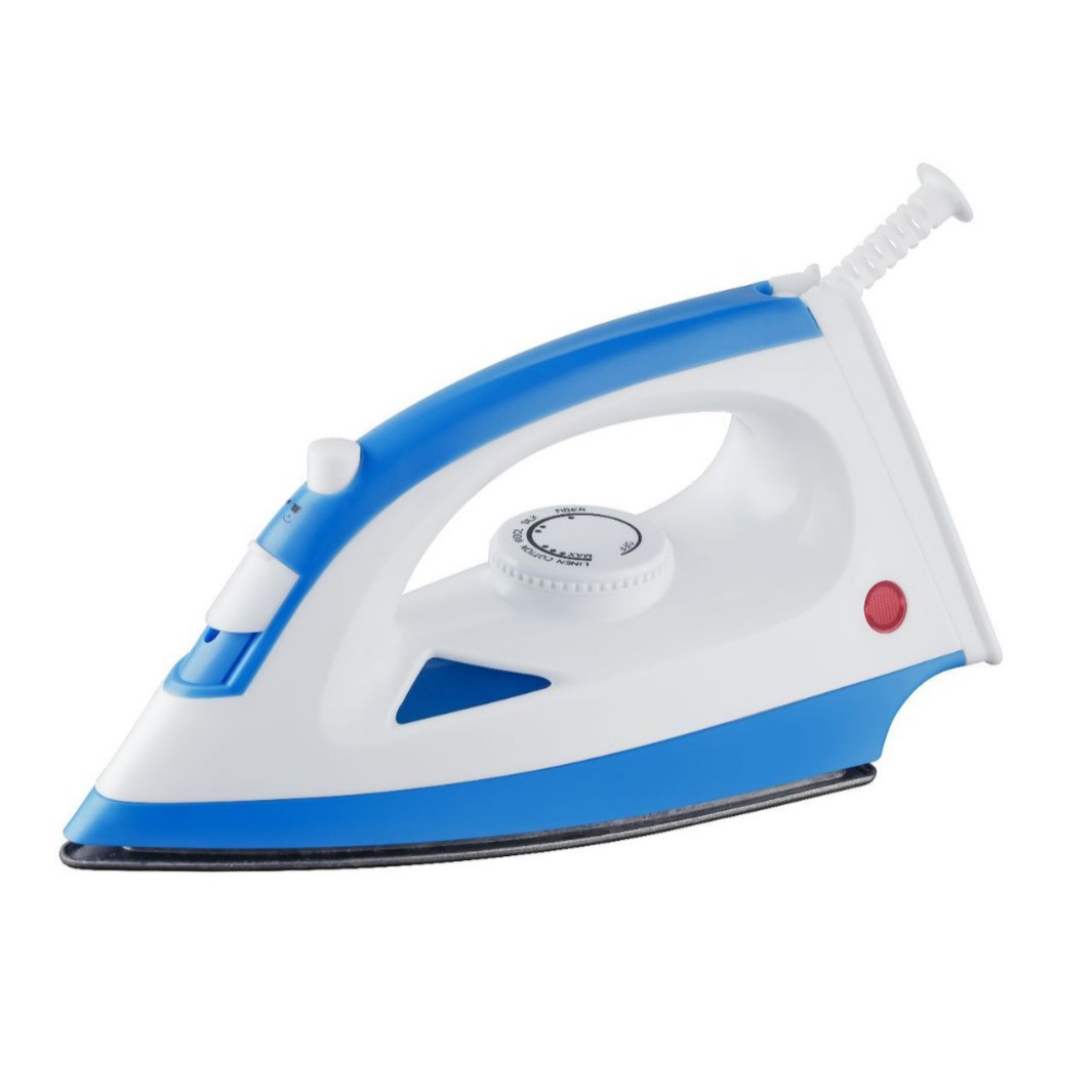 Compact Steam Iron, 1200 Watts, Non-Stick Soleplate, Powerful Shot of Steam, Horizontal or Vertical, Spray Mist, Precision Tip, White/black