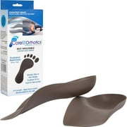 Corefit Custom Fit Arch & Heel Orthotics - Podiatrist Grade Fit at Home 3/4 Orthotic Inserts for Plantar Fasciitis, Arch, Foot & Ankle Pain - USA Made Since 1932 (Men's 8)