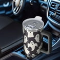 thumbnail image 6 of Dark Halloween White Ghosts Tumbler with Handle and Lid,40oz Double Wall Vacuum Insulated Tumbler,Cups Gift for Women and Men, 6 of 7