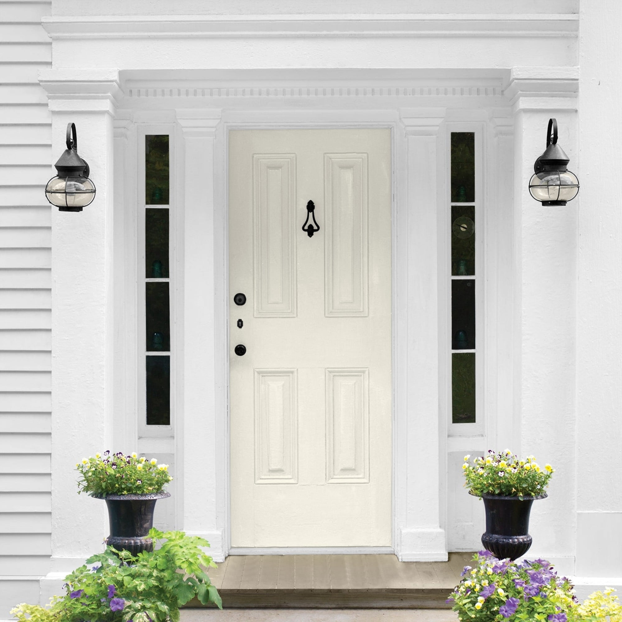 Glidden HEP Horseradish / Beige Semi-Gloss Exterior Paint with Primer, 1 Gallon