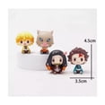 thumbnail image 2 of Set 4 Mini Figuras Demon Slayer Nezuko Tanjiro Anime Juguete, 2 of 4