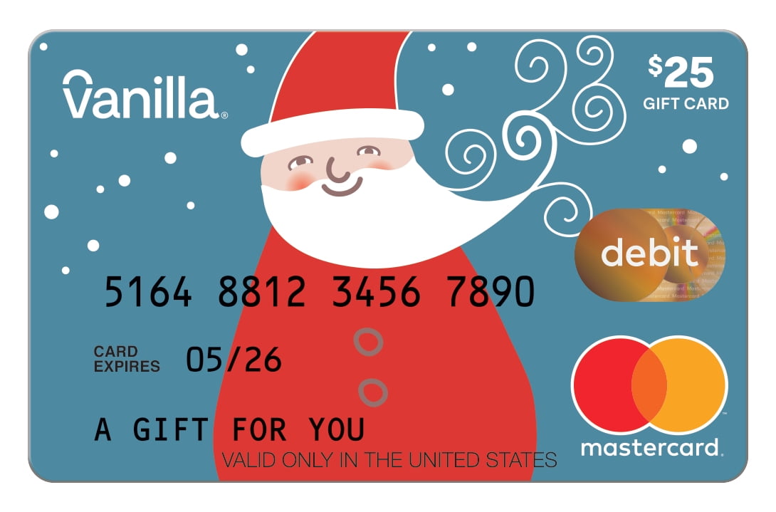 $25 Vanilla Mastercard® Gift Card - Holiday
