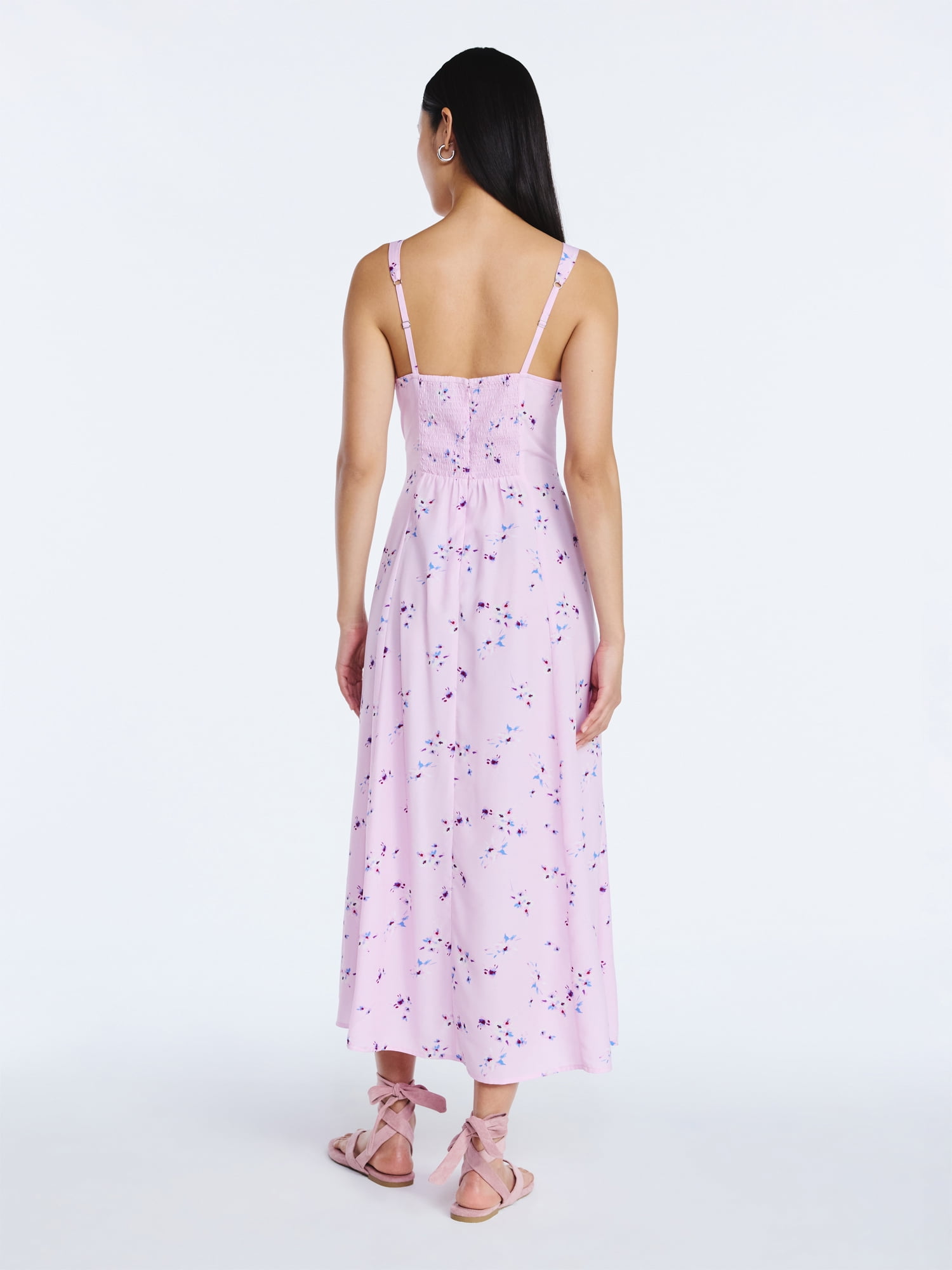 Scoop Women’s Side Slit Maxi Dress, Sizes XS-XXL