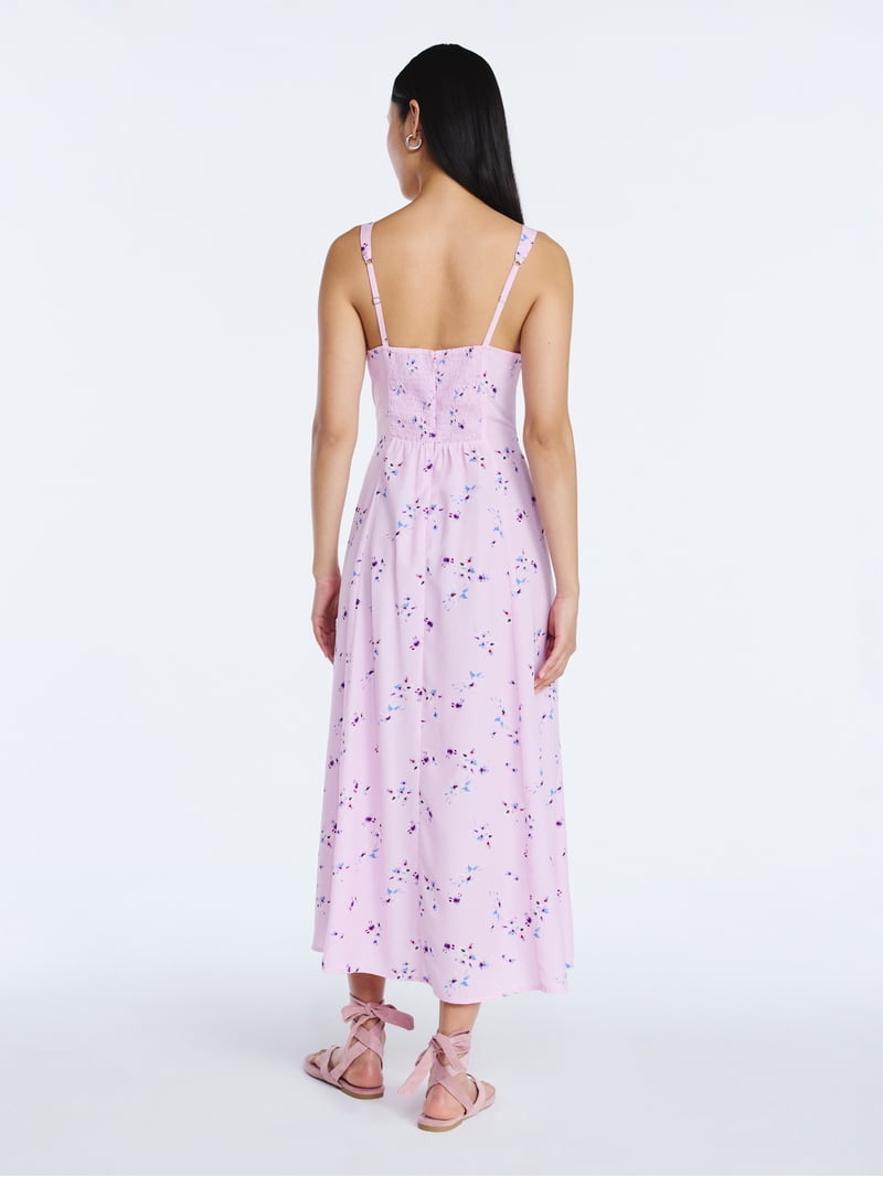 Scoop Women's Side Slit Maxi Dress, Sizes XS-XXL - Walmart.com