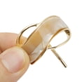 thumbnail image 4 of Unique Bargains 1 Pc Ponytail Buckle Hair Clip Irregular Shaped Hair Ponytail Cuff for Women Coffee Color Gold Tone, 4 of 5