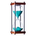 thumbnail image 2 of Reloj De Arena Grande Con Temporizador De 30 Minutos, Reloj De Arena Decorativo De Madera, Color Verde, 2 of 3