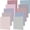 Pink purple, variant on 100 Sheets A5 6-Hole Loose Leaf Papers 5.5" x 8.5" Lined Refills Paper Binder Inserts 10 Colorful Line Paper for Mini 6 Ring Binders Junior Size Notebooks for Office School Business (Dreamy)