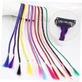 thumbnail image 4 of SHOWERORO 12Ud Peluca Trenzada Colorida Para Mujer Con Extensiones, 4 of 8
