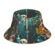 thumbnail image 1 of Fotbe Baroque Floral Still Life Sombrero Tipo Pescador con Estampado – Sombrero de Sol de Algodón de Moda para Playa, Golf, Pesca, 1 of 6
