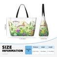 thumbnail image 4 of Disketp Plants and Insects Bolsa de Playa de Gran Capacidad, Bolso Impermeable y a Prueba de Arena para Mujer, Ideal para Playa, Piscina y Natación, 4 of 7