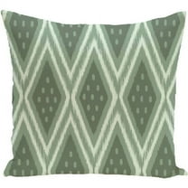Simply Daisy 16" x 16" Diamond & Dots Polyester Indoor/Outdoor Pillow, Green (1 count)