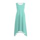 thumbnail image 4 of Pantalones Cortos para Vestidos Bajos Mujeres sin Mangas Cuello Redondo Cordón Ruffle A-Line Mini Vestido Poliéster, Vestido Casual para Citas Y Fiesta, 4 of 8