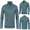 Sky Blue, variant on Frnrwgo Men's Pullover Top Loose Fit Quarter Zip Long Sleeve Outdoor Casual for Fall Winter