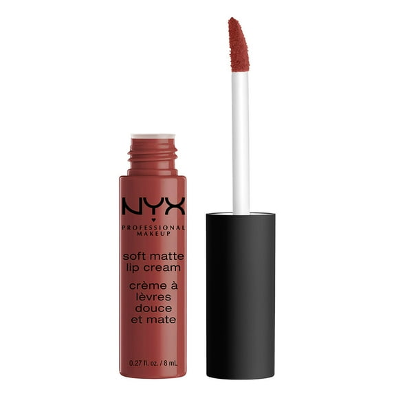 NYX Professional Makeup Soft Matte Lip Cream, lightweight liquid lipstick Rome, 0.8 Oz