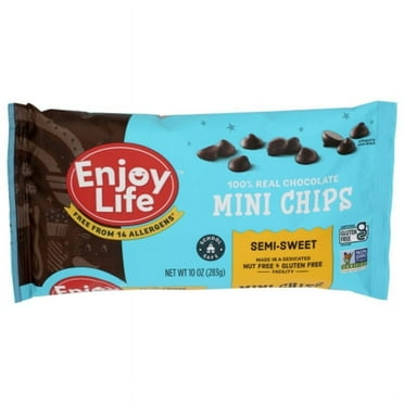 Enjoy Life Semi-Sweet Mini Chocolate Chips 10 oz Pack of 2