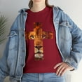 thumbnail image 3 of Christian Religious Jesus The Lion Of Judah Cross T-Shirt, 3 of 3