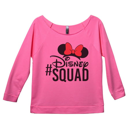 Womens Disney 3/4 Sleeve “#Disney Squad