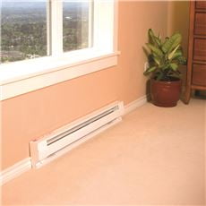 Baseboard Heater 1000W White 4 Ft.