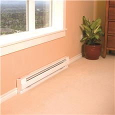 Baseboard Heater 1000W White 4 Ft.