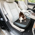 thumbnail image 2 of FH Group Car Seat Cushion – Durable PU Leather Bottom Seat Protector, Water Resistant for Car, Sedan, Truck, SUV Gray/Black, 2 of 6