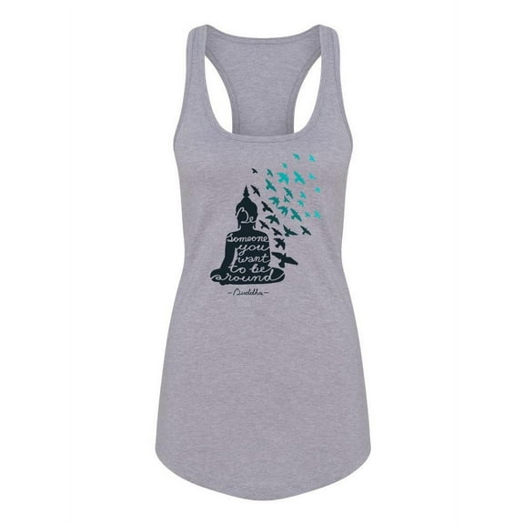 Sitting Buddha Racerback Tank Women -Image by Shutterstock, Female XX-Large
