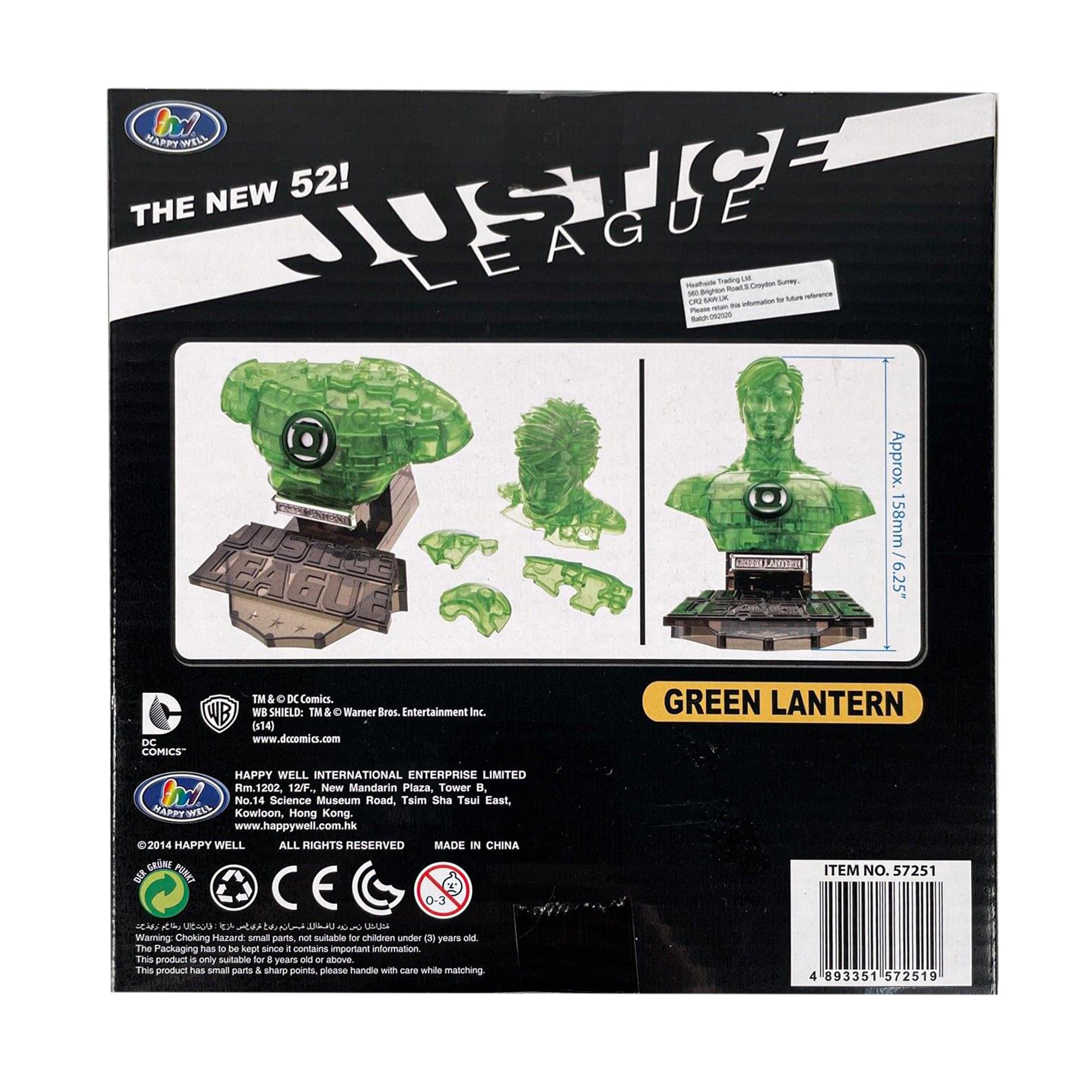 DC Comics Green Lantern 3D Jigsaw Puzzle, 72 Pieces, Crystal