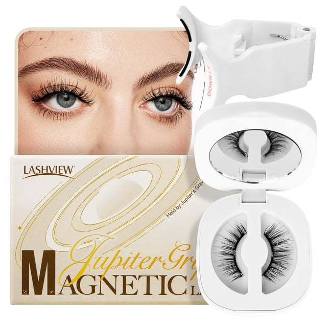 Pestañas magnéticas LASHVIEW Natural Look con aplicador RCM01