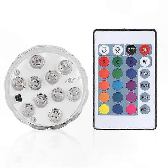 LED Aquarium Light Submersible Remote Control Color Changing Fish Tank Decor Waterproof Night Light for Home Decoration