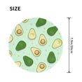 thumbnail image 3 of Disketp Avocado Small Mouse Pad 7.9x7.9 Inches,Washable Round Mousepad For Office Laptop Computer,Non-Slip Rubber Base Mouse Pads For Wireless Mouse, 3 of 9