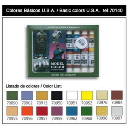 - Model Color Basic Colors USA Set New