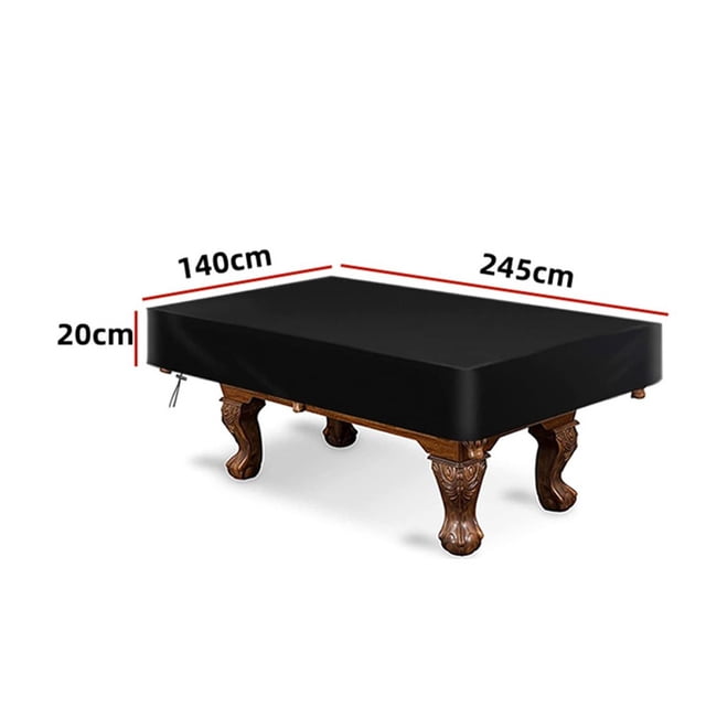 GLFILL Housse de Table de Billard 420D Oxford Robuste Imperméable Housse de Table de Snooker Pool 420D 245x140x20cm
