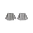 thumbnail image 2 of BemeyourBBs Baby Girls Long Sleeves Sweater Solid Color Button Infant Cardigan, 2 of 9