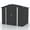 Black-8x6ft, variant on Seizeen 6x4FT Storage Shed, Metal Garden Tool Sheds & Outdoor Storage Clearance for Patio Backyard, Weatherproof and Lockable Outdoor Storage, Black