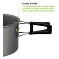 thumbnail image 3 of Camping Cookware Lightweight Cooking Pot with Ventilated Lid and Foldable Locking Handle Outdoor Camping Hiking and Picnic Suitable for Backpacking/Hiking/Camping, 3 of 6