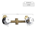 thumbnail image 4 of Meer Faucets by CNX- Mezcladora Para Regadera Con Tapón CNX MZR002, 4 of 6