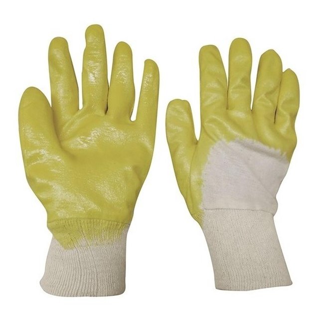 Guantes Medianos de Algodón SURTEK Recubrimiento de Nitrilo 137414