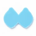 thumbnail image 2 of 1pc DIY Pendant Silicone Molds for Earring Making Resin Casting Molds For UV Resin Epoxy Resin Jewelry Making Oval with Flower Sky Blue 44x61x6mm Hole: 2mm Inner Diameter: 38x27mm, 2 of 3