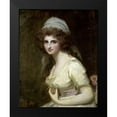 thumbnail image 2 of Romney, George 12x14 Black Modern Framed Museum Art Print Titled - Lady Hamilton in a White Turban, 2 of 5